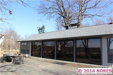This is the back patio looking at the house.