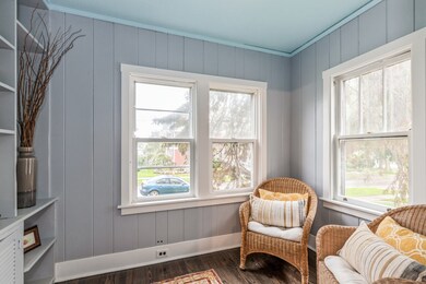 Den off the Living Room offers the opportunity to 