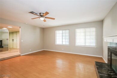 Unfurnished living room with a high end fireplace,