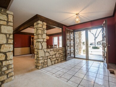 Open to dining room.
