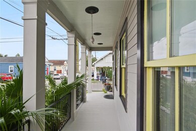 Great front porch for cocktails and relaxing