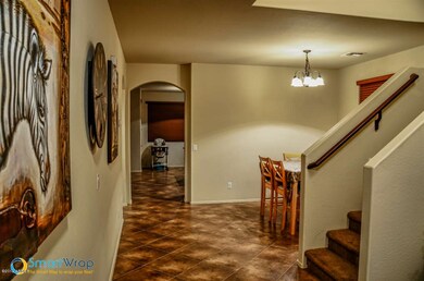 Entry from front door