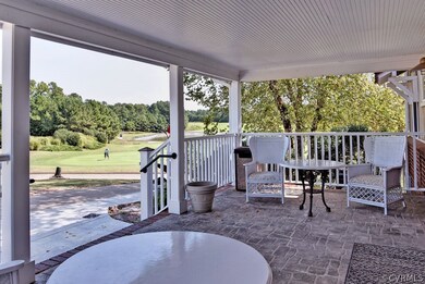 Enjoy sitting on the front porch of the Club House