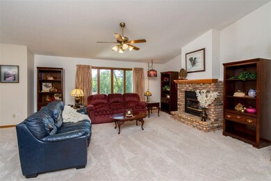 Great room with gas fireplace