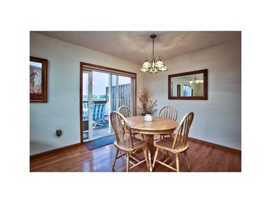 Dining Area. DINING AREA WITH SLIDING DOOR TO DECK