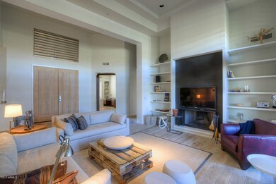 Living Room with Fireplace & Built-Ins
