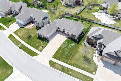 Aerial Front Exterior