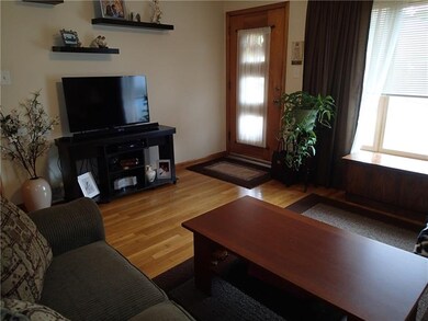 Another angle of the super cute living room!