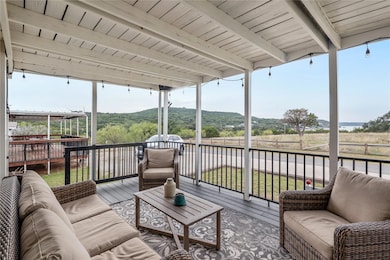 Covered porch and amazing view to enjoy the serene