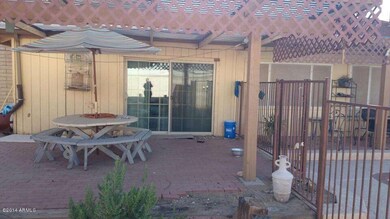 Great  back yard with fenced in pool