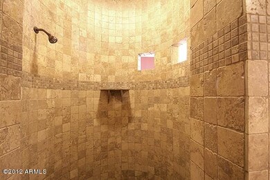 Master shower