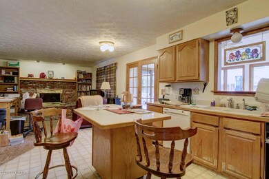 Kitchen open to Family Room