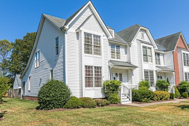Front View of End Unit Townhome
