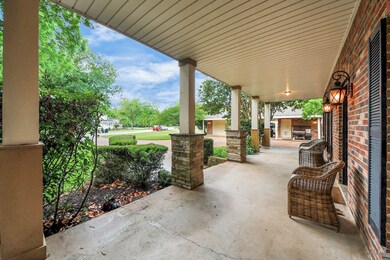 From this angle, the length of the porch truly shi