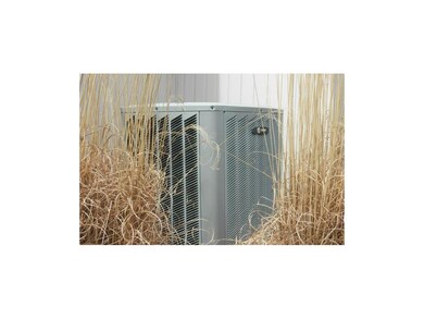 Outside Central air conditioning.