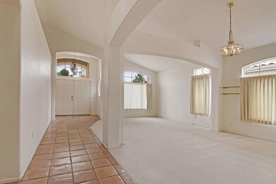 Looking toward the front door