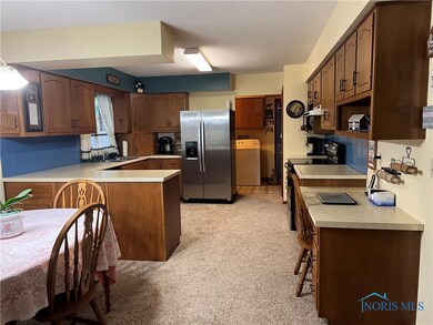 view of the kitchen from the living room