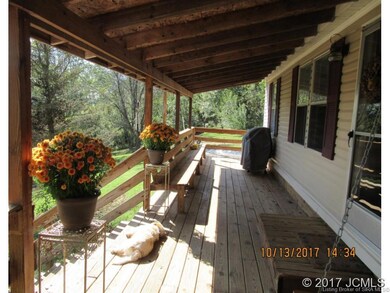 Inviting front porch