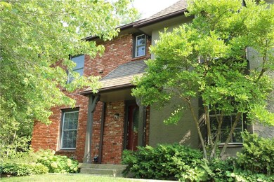 Home is nicely situated on a corner lot.