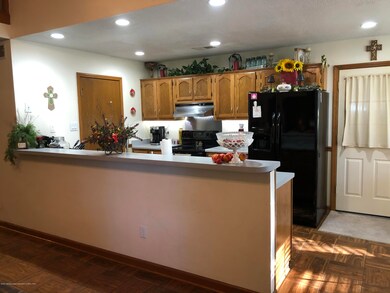 Kitchen with large panty