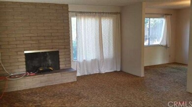 Living room with fireplace.