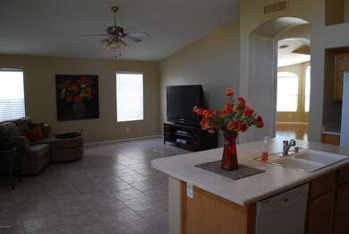 Open and flowing floorplan