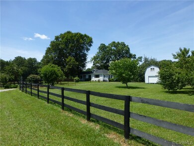 View from the street showing some of the fencing