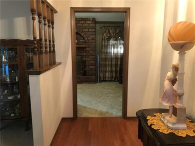 Beautiful wood floor entry - Living room to left, 