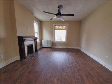 Large Living room with electric run for a fire pla