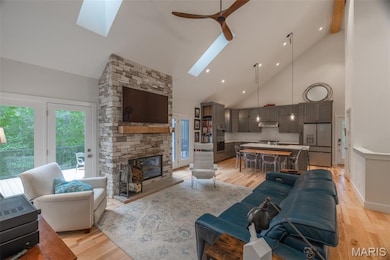 open floor plan offers plenty of entertaining flow