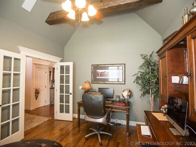 View from Office into Entry hall.