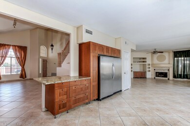 Kitchen to family room