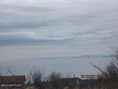 View of the mouth of Kachemak Bay