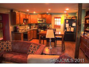 Great room opens to kitchen