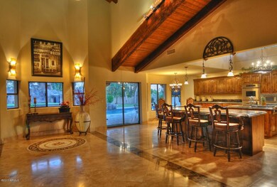 Full view of the kitchen