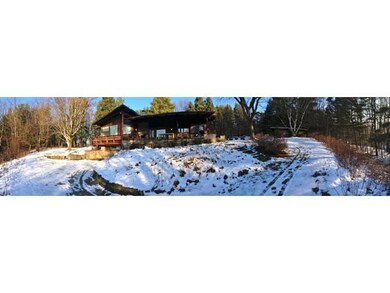 Exterior Back. Panorama view of the back of the ho