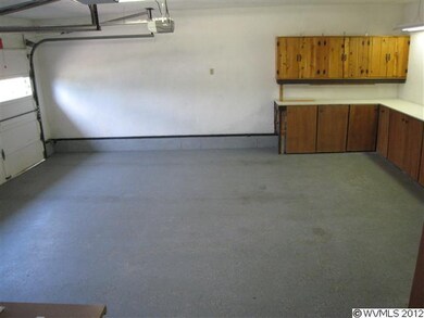 Large double car garage