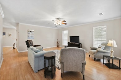 Living area featuring healthy amount of natural li