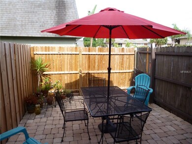Fully Fenced patio.