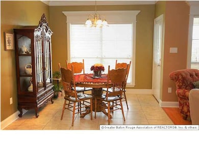 Dining room opens to the living room, perfect for 