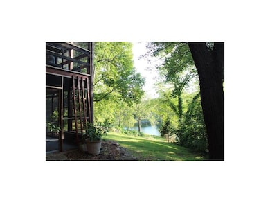 View of side yard to Lake!