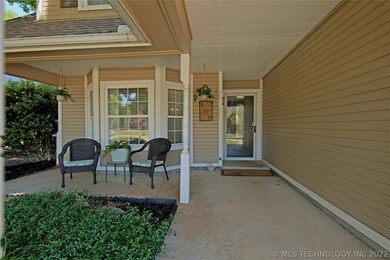 Large front porch perfect for a cup of coffee with