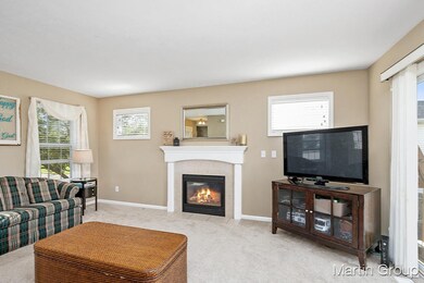 Living Room With Fireplace