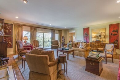 Here you can see how the living room flows into th