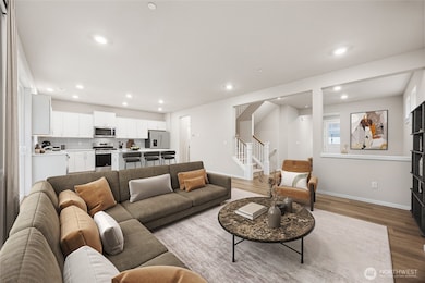 Formal dining space but still very much part of the great room. Photo's are for representational purposes only. Colors and finishes may differ.