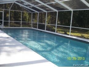 New marcite on huge pool.