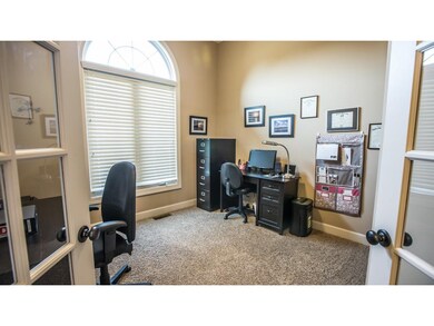 Office with French doors and plenty of light in la