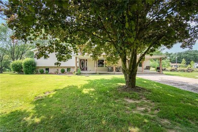 Lovely mature shade trees dot the landscape