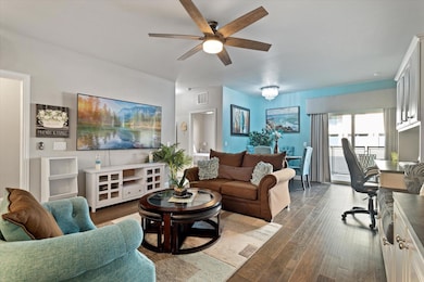 Open concept Living room and dinning room with cei