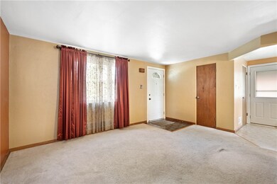 The big picture window lets in great natural light